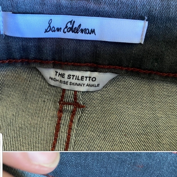 SAM EDELMAN Stilleto high rise skinny ankle jean - Picture 5 of 6